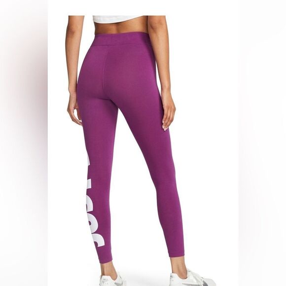 NWT Nike Women NSW Essential JDI High Rise Leggings Viotech Women S(CZ8534-503) - Picture 3 of 9